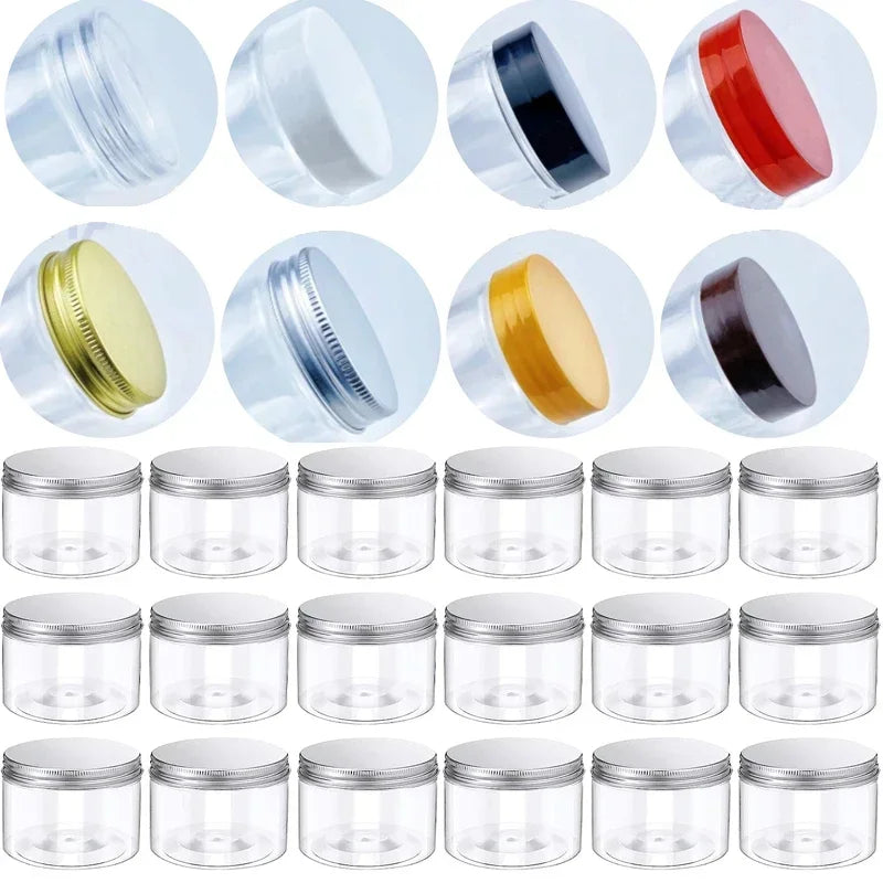 Round Sealed Transparent Jars