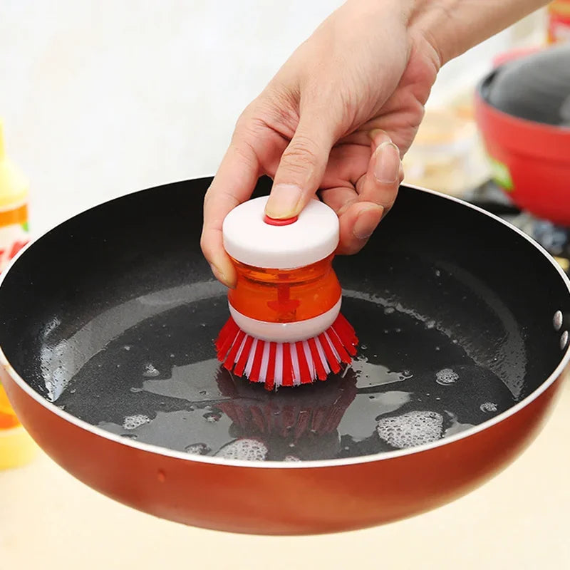 Automatic Liquid Dispensing Dish Scrubber