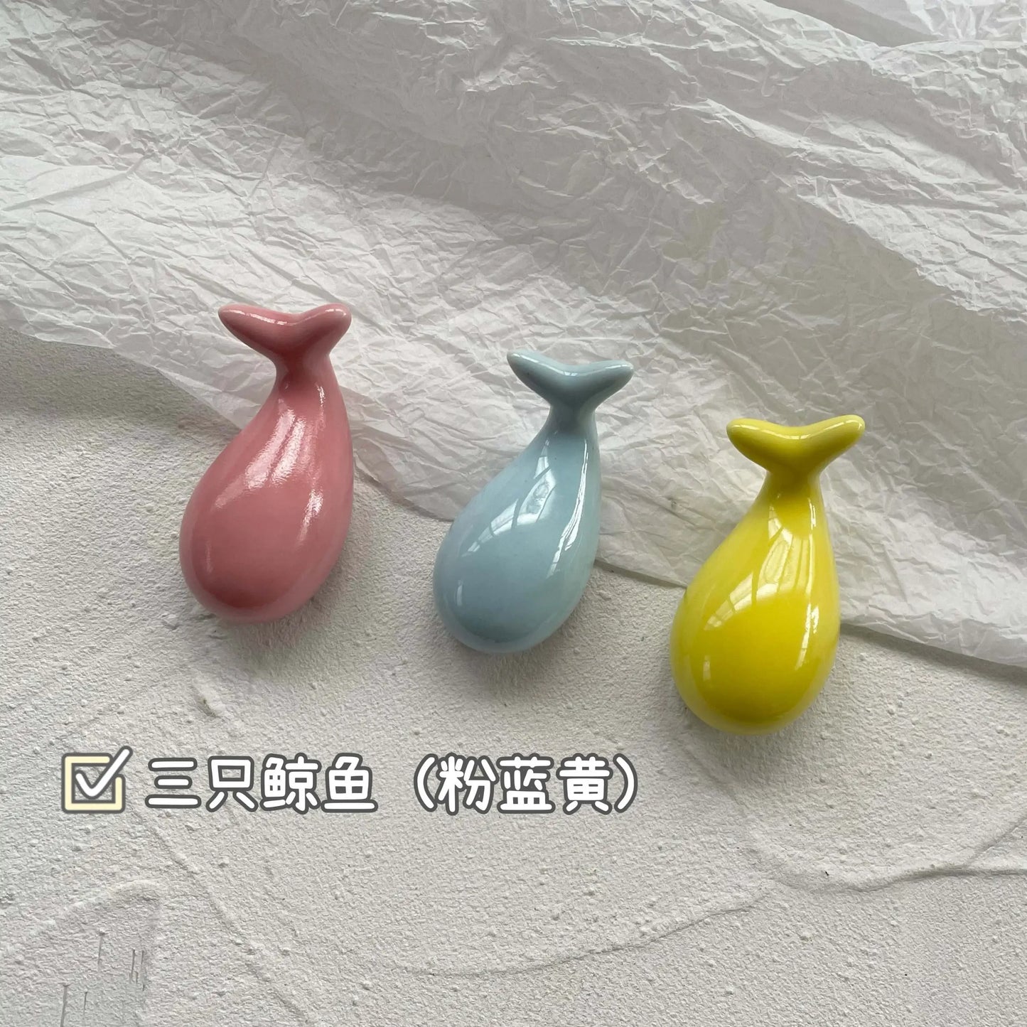 3pcs/set Ceramic Chopstick Rest