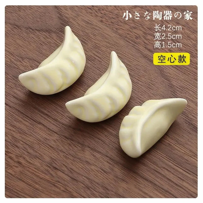 3pcs/set Ceramic Chopstick Rest