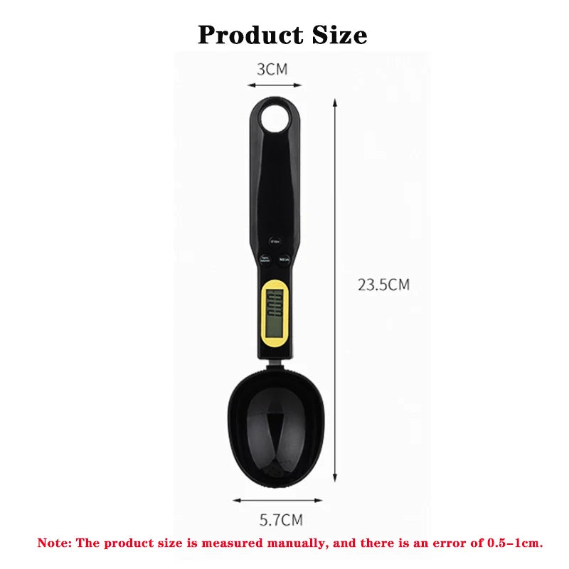 Electronic Spoon Scale Digital Measuring Spoon 0.1-500g