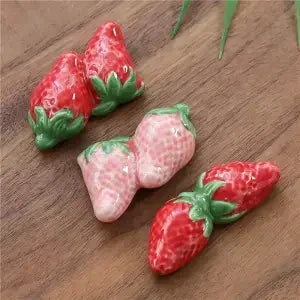 3pcs/set Ceramic Chopstick Rest