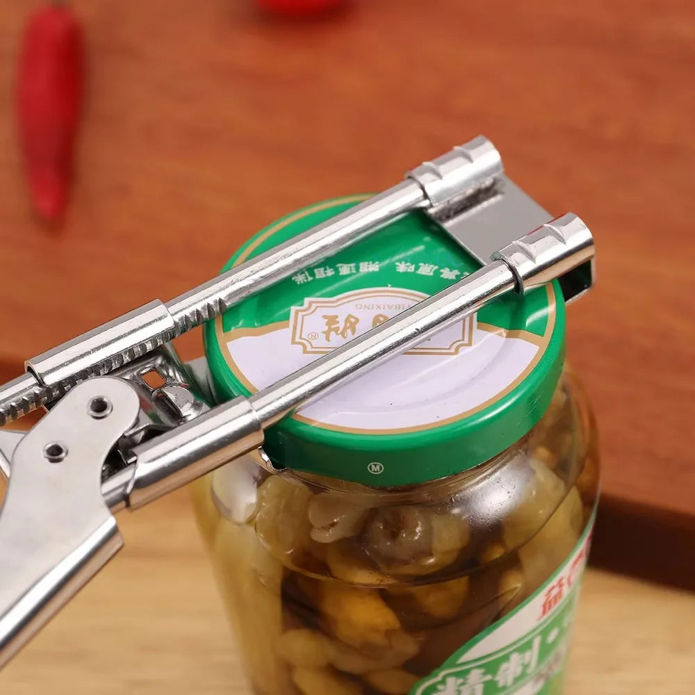 Stainless Adjustable Labour-saving Bottle & Jar Opener