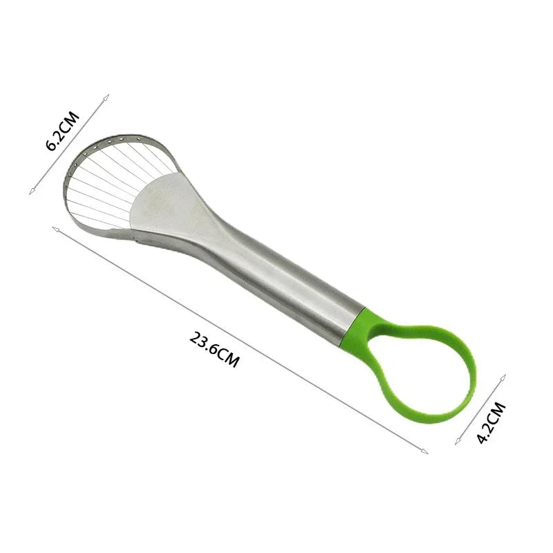 Avocado Slicer & Pit Remover 2 In 1 Stainless Steel Avocado Tool