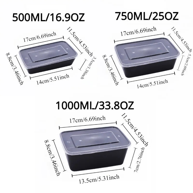 10/20PCS Meal Prep Containers