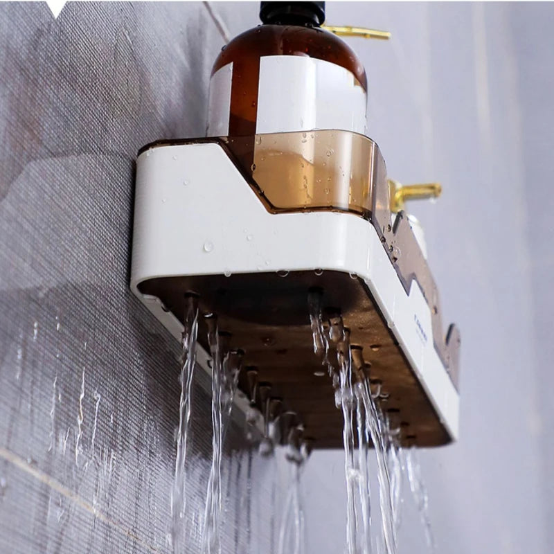 Waterproof Wall-mounted Plastic Storage Shelf