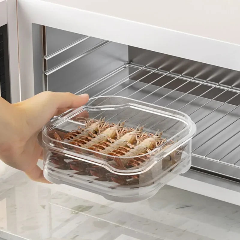 1-8PCS 350ml or 650ml Microwave Safe Food-Grade Storage Container