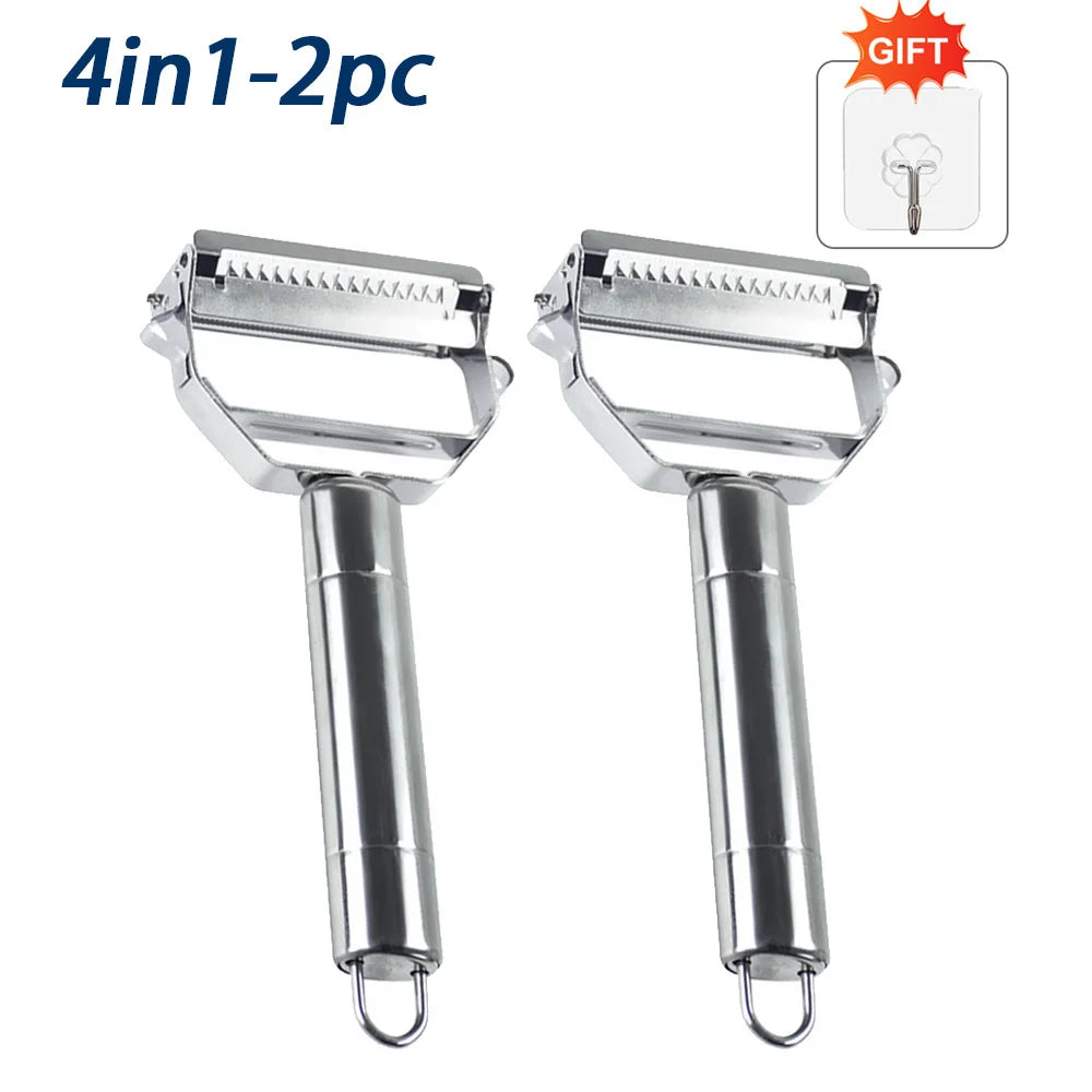 Multi-Function Fruit And Vegetable Peeler Planer Double Headed