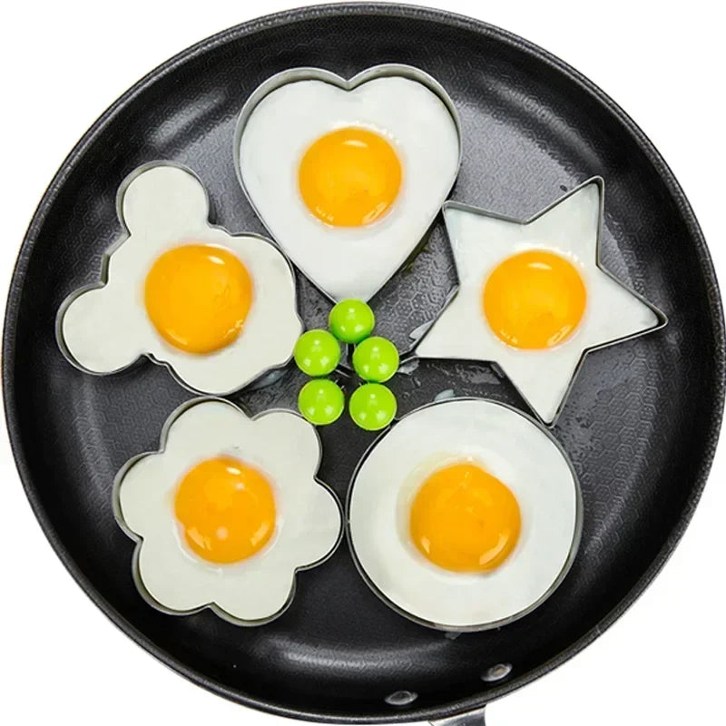 Stainless Steel 5 Style Fried Egg & Pancake Shaper