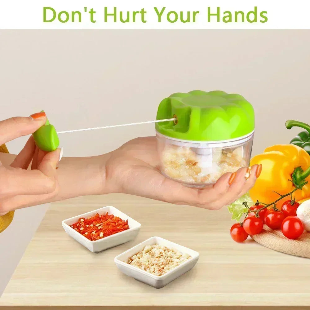 Manual Garlic Puller Cutter Food Processor Chopper