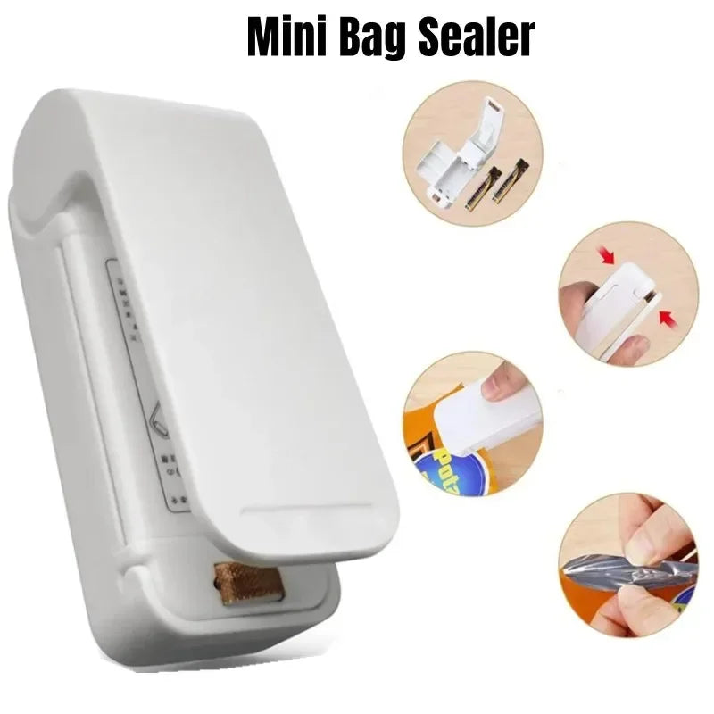 Portable Bag Sealing Machine, Handheld Food Storage Bag Sealer
