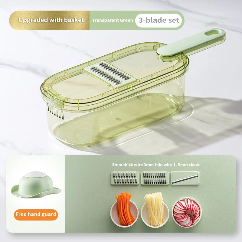 Multifunction 7 in 1 Vegetable Cutter & Grater