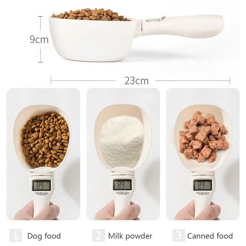 Digital Weigh Food Scoop 1g-800g Kitchen Or Pet Food Digital Screen Measuring Scoop