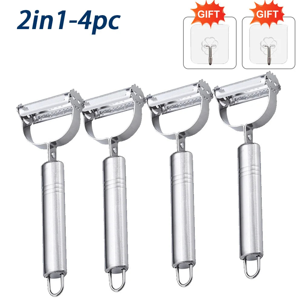 Multi-Function Fruit And Vegetable Peeler Planer Double Headed