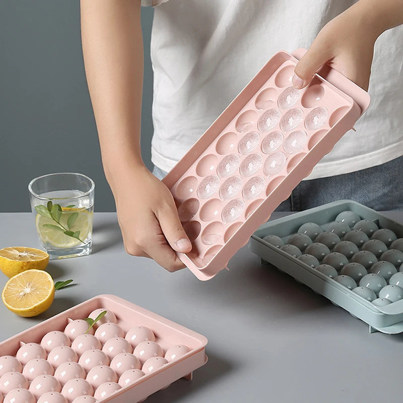33 Spherical Ice Cube Tray Silicone