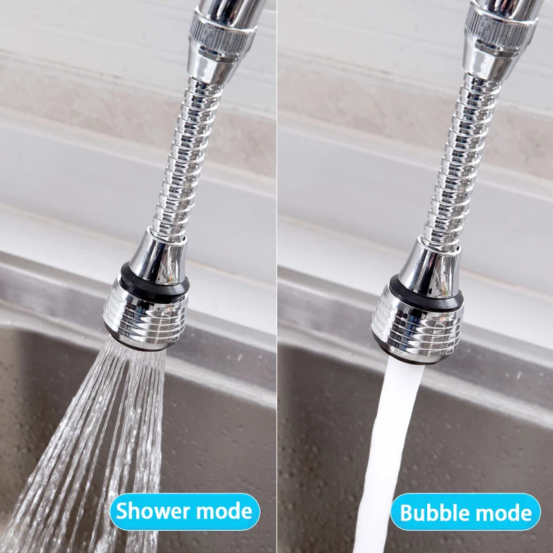 High Pressure Bubbler Faucet Extender 360 Rotatable 2 Modes