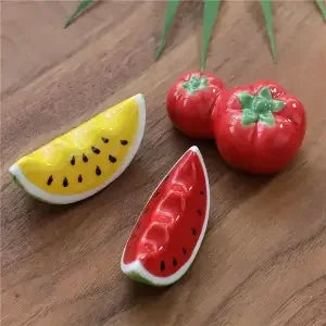 3pcs/set Ceramic Chopstick Rest