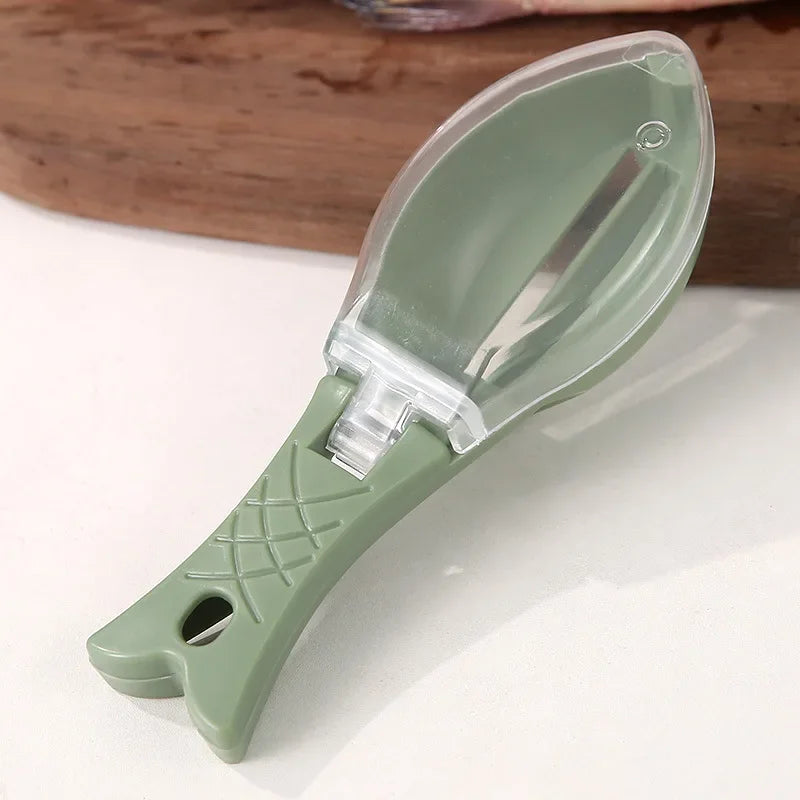 Fish Scaling Brush Scraper Grater Scale Catcher