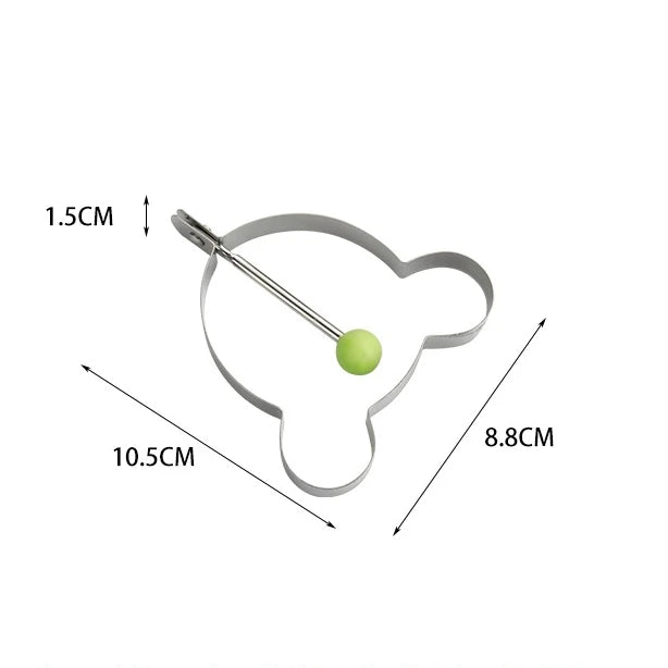Stainless Steel 5 Style Fried Egg & Pancake Shaper