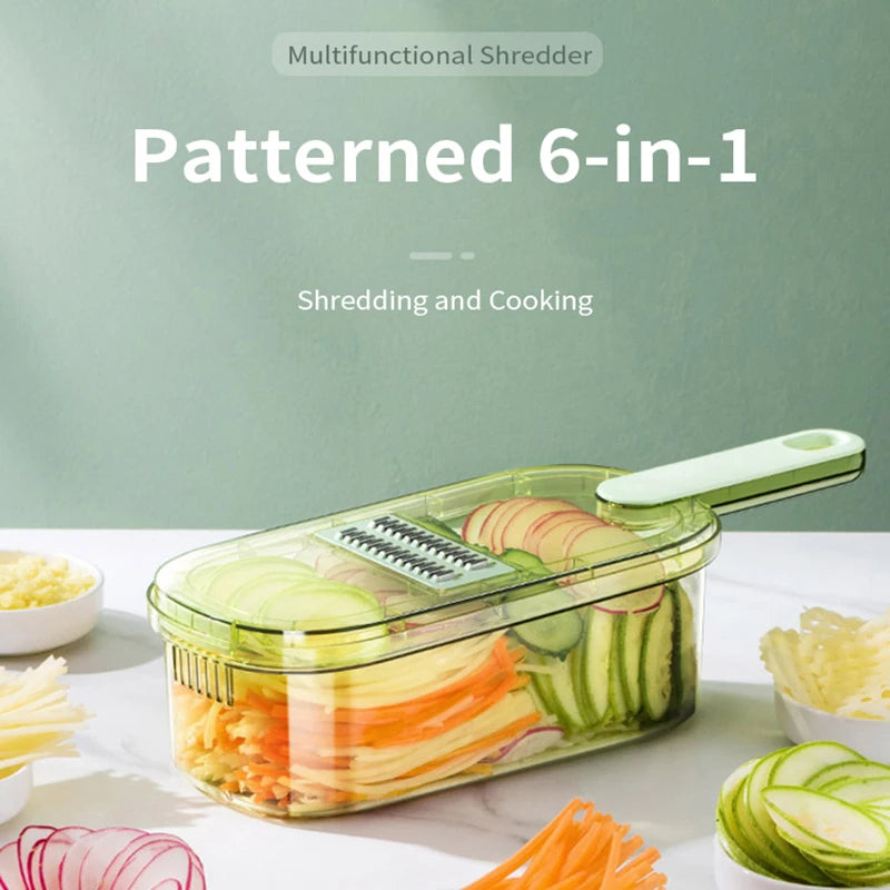 Multifunction 7 in 1 Vegetable Cutter & Grater