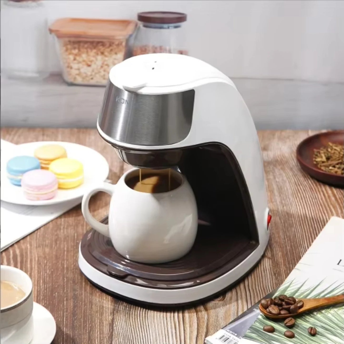 2-in-1 Coffee Machine Tea & Coffee Maker