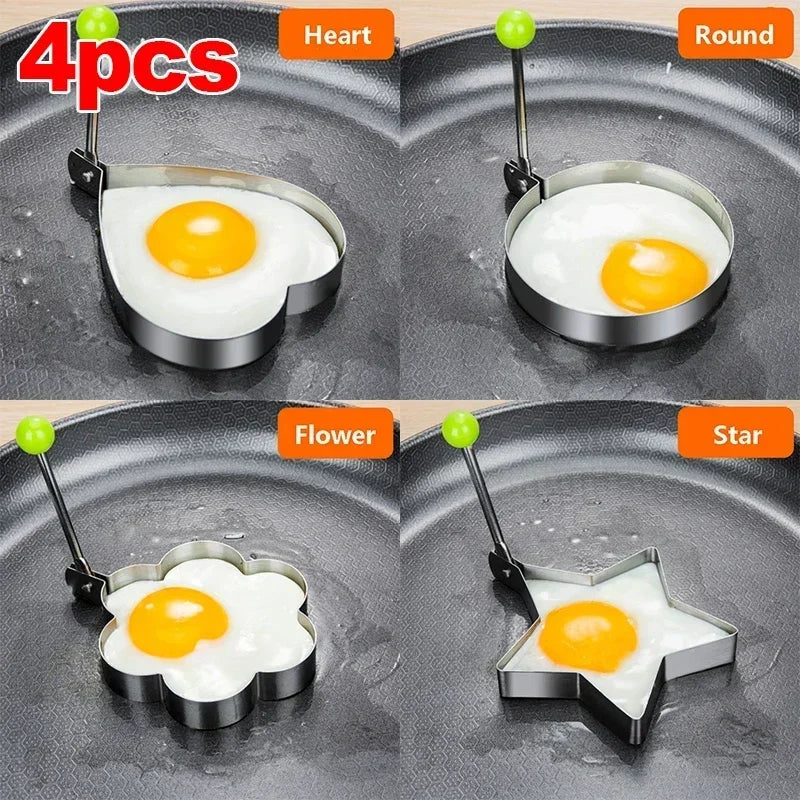 Stainless Steel 5 Style Fried Egg & Pancake Shaper