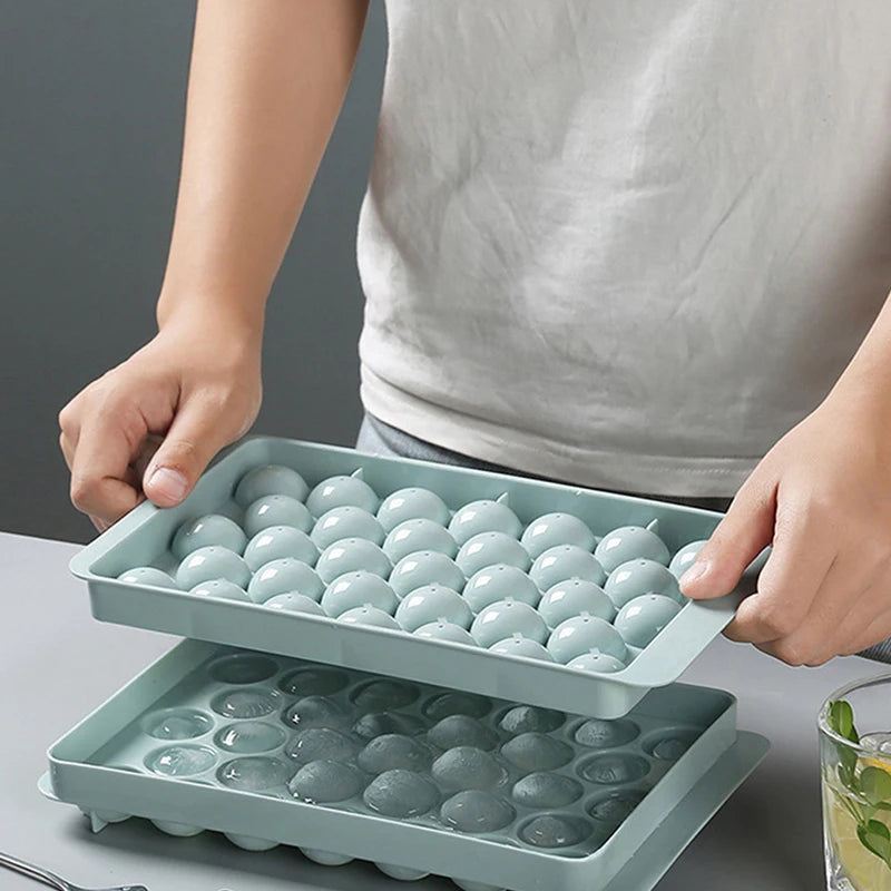 33 Spherical Ice Cube Tray Silicone