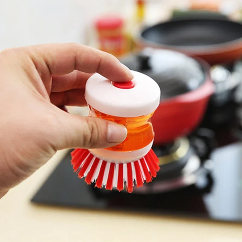 Automatic Liquid Dispensing Dish Scrubber