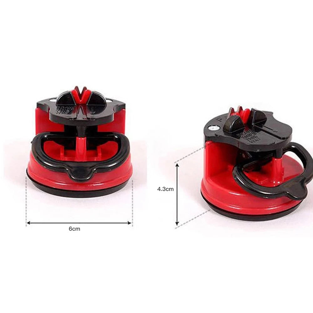 Knife Sharpener with Suction Base & Tungsten Carbide Blades