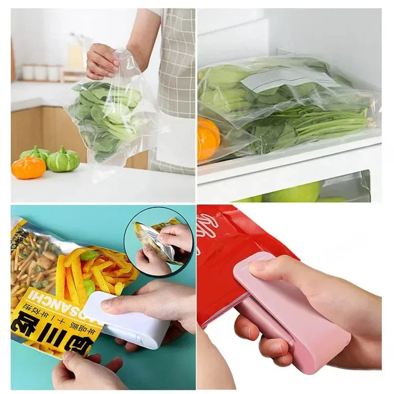 Portable Bag Sealing Machine, Handheld Food Storage Bag Sealer