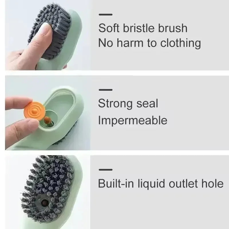 Multifunction Soft-Bristled Brush