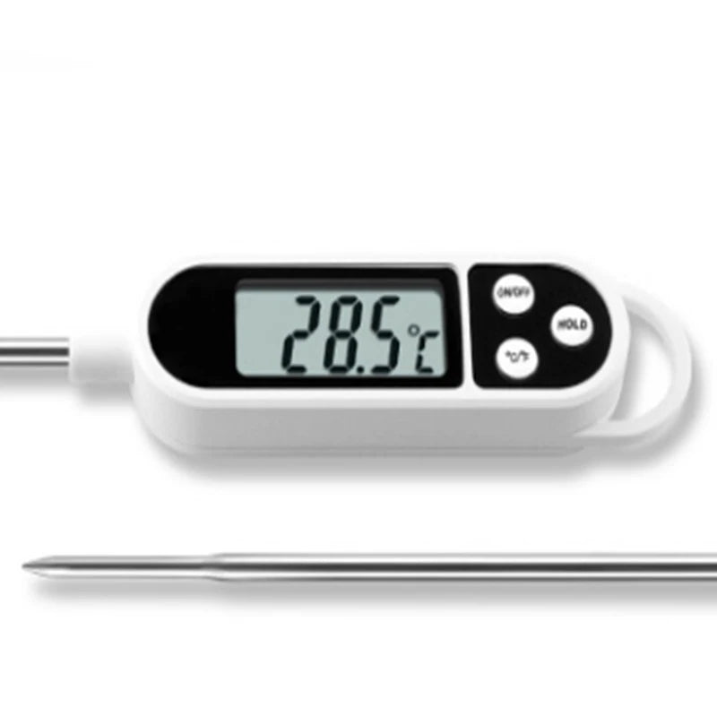 Digital Kitchen Thermometer Probe Stainless Steel Food Temperature Reader