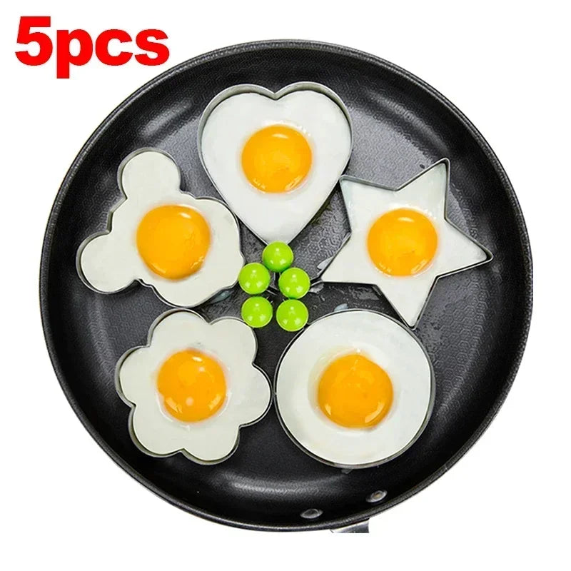 Stainless Steel 5 Style Fried Egg & Pancake Shaper