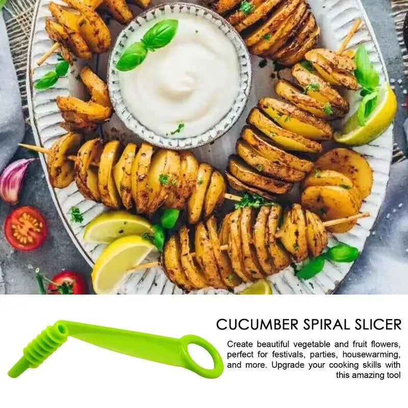 Potato Spiral Slicer Tool Set, Potato Spiral Slice Cutter Tool Kit