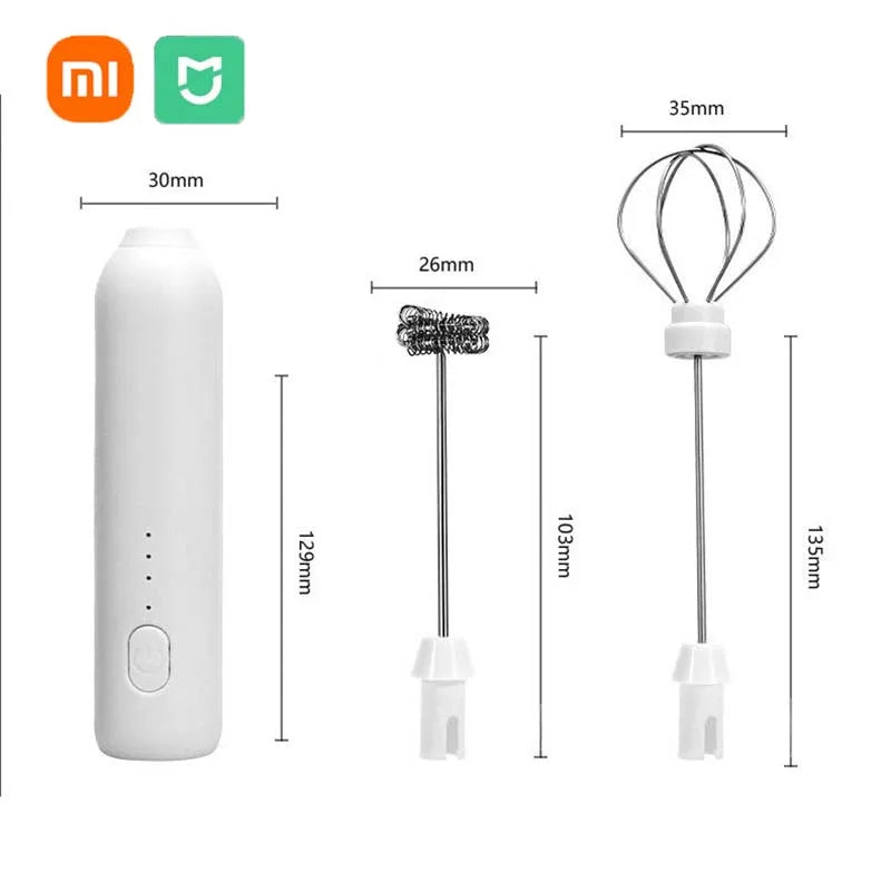 Electric Handheld USB Rechargeable Whisk Egg Beater/Milk Frother