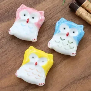 3pcs/set Ceramic Chopstick Rest