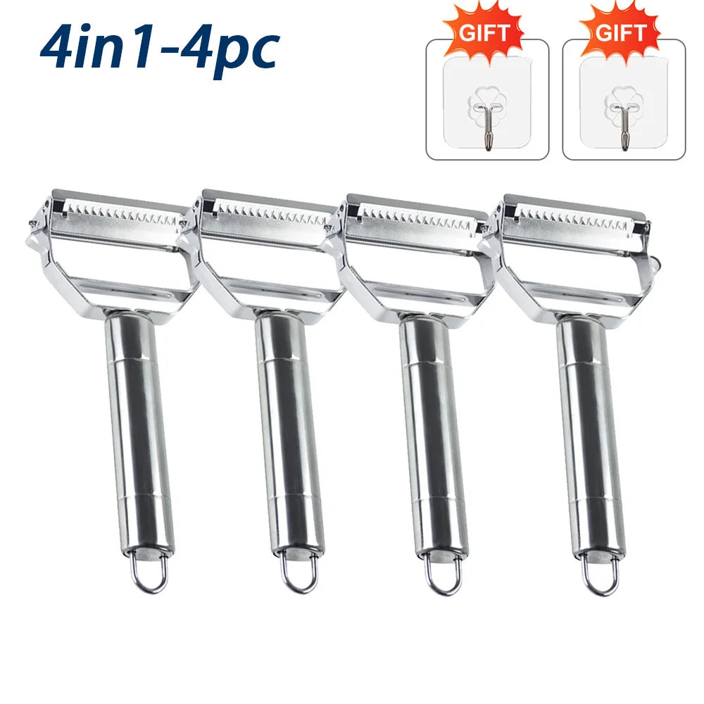 Multi-Function Fruit And Vegetable Peeler Planer Double Headed