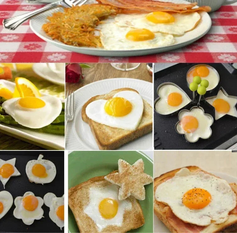 Stainless Steel 5 Style Fried Egg & Pancake Shaper
