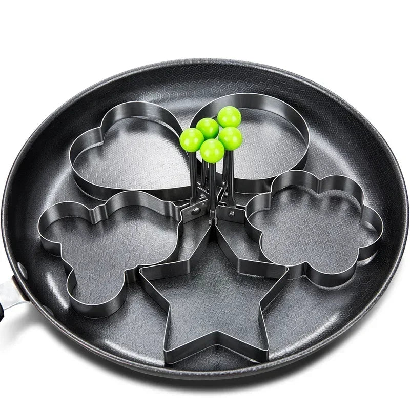 Stainless Steel 5 Style Fried Egg & Pancake Shaper