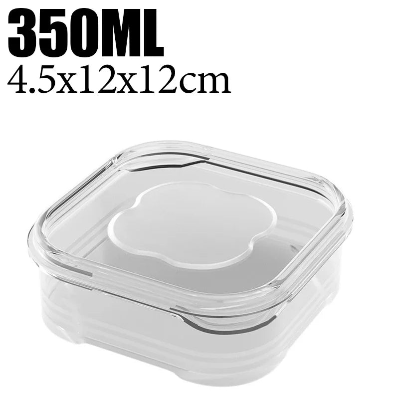 1-8PCS 350ml or 650ml Microwave Safe Food-Grade Storage Container