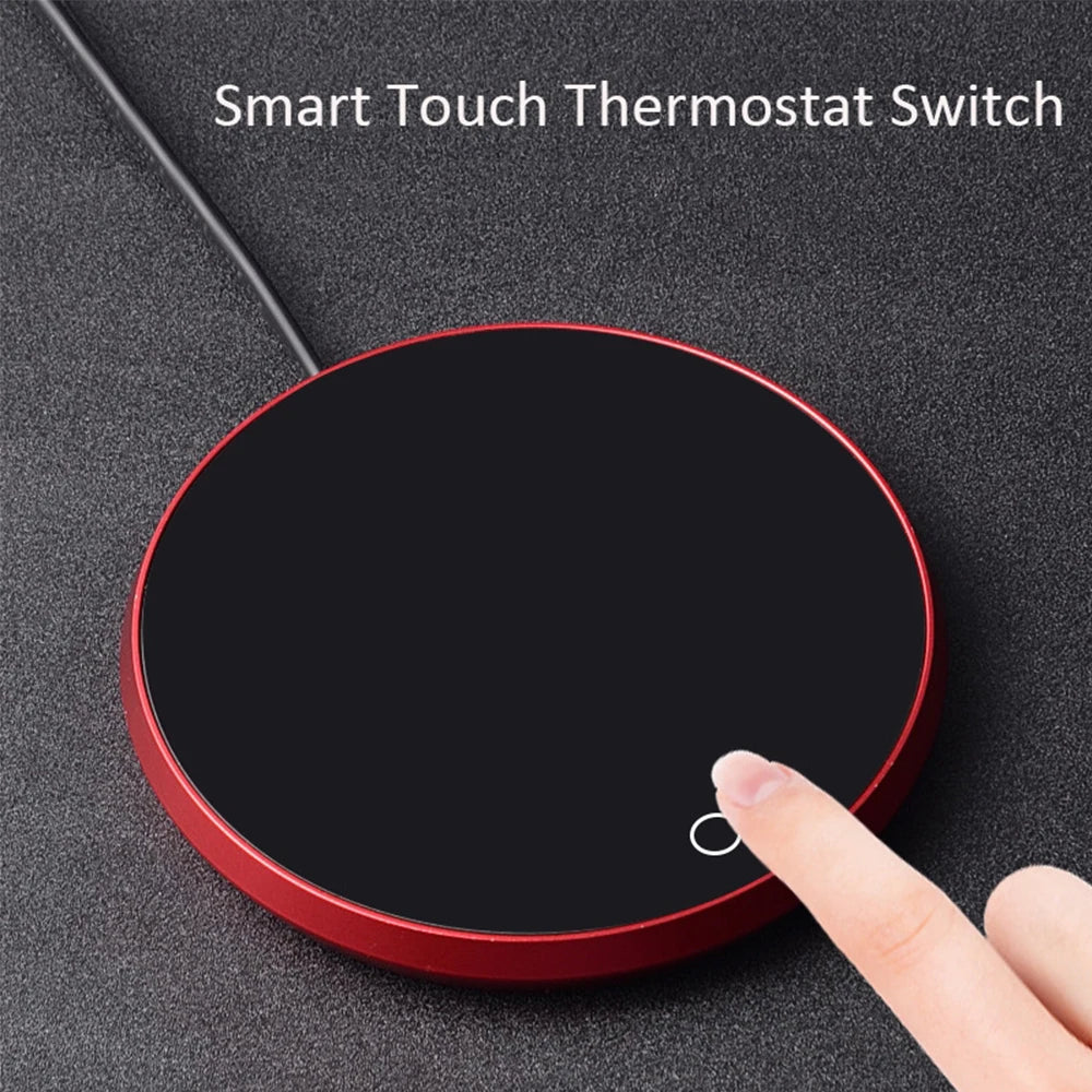 USB Heating Coaster Drink Warmer Temperature Adjustable Warming Pad