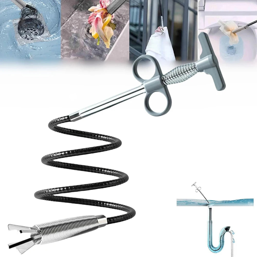 60/90/160/200/300cm Drain & Pipe Unblocking Tool