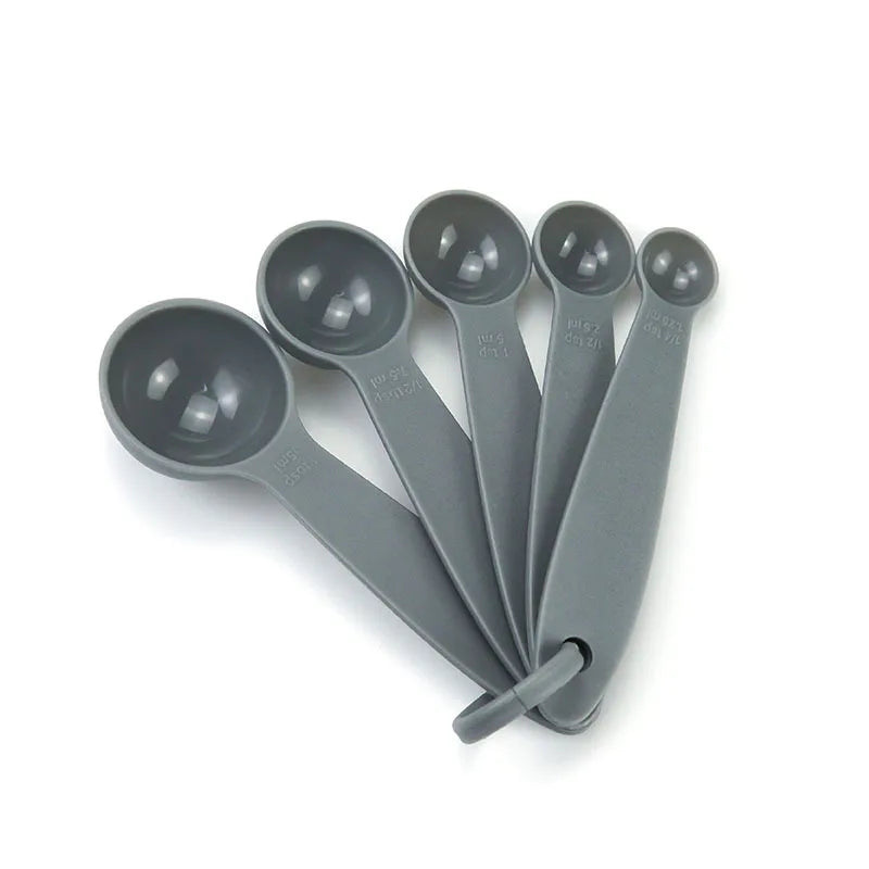 10Pcs/Set Plastic Food-Safe Measuring Spoons