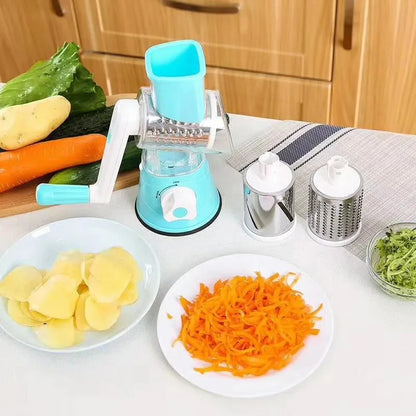 Manual Vegetable Cutter & Shredder Food Processor