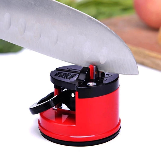 Knife Sharpener with Suction Base & Tungsten Carbide Blades