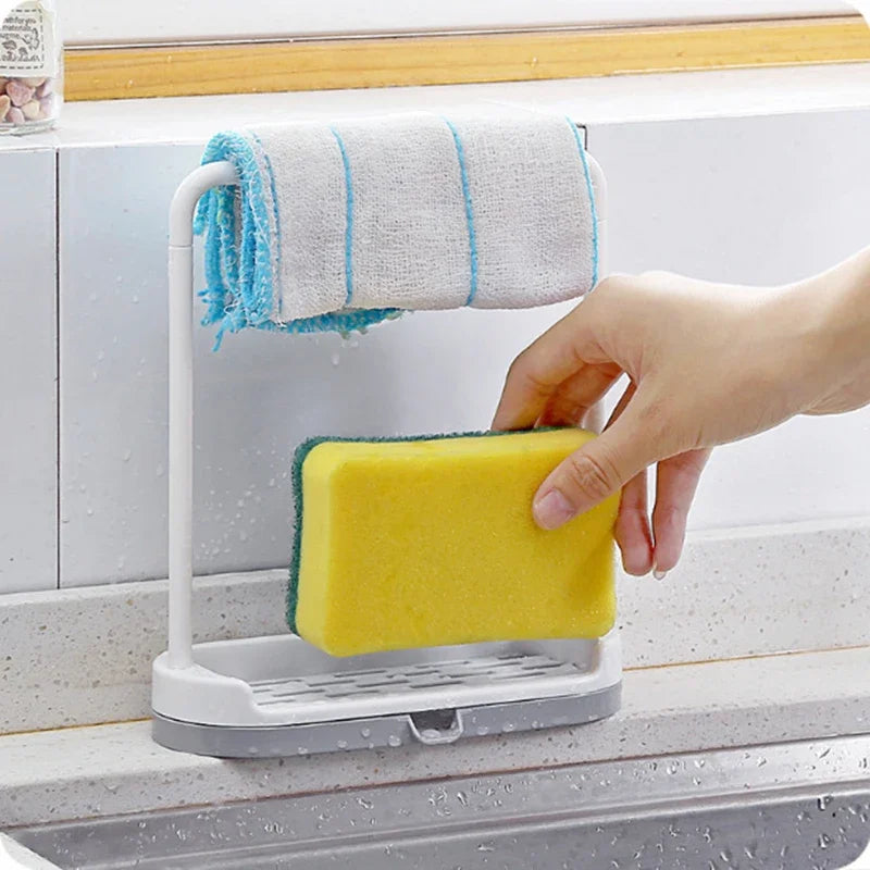 Handy Cloth, Towel & Sponge Drainage Rack/Holder