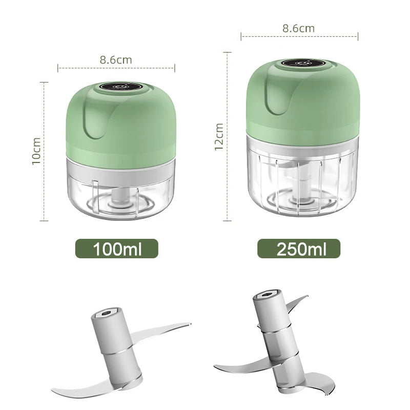 250mL Mini Electric Garlic & Herb Masher