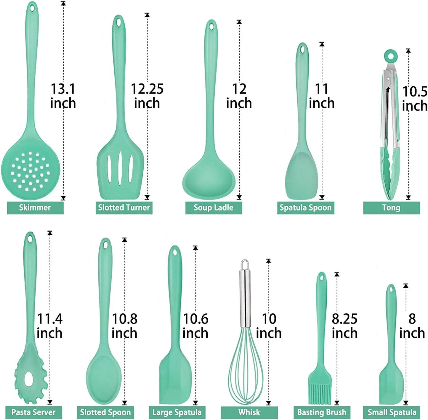 Silicone Cookware Utensils Kitchen Cooking Tools