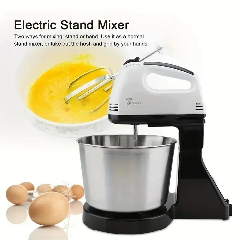 120V/220V Dual Head Electric Whisk & Kneading Machine