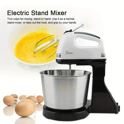 120V/220V Dual Head Electric Whisk & Kneading Machine
